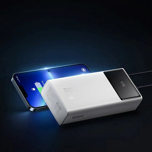 Baseus Powerbank 30W 30000mAh Star-Lord Digital Display White Baseus Powerbank 30W 30000mAh Star-Lord Digital Display White